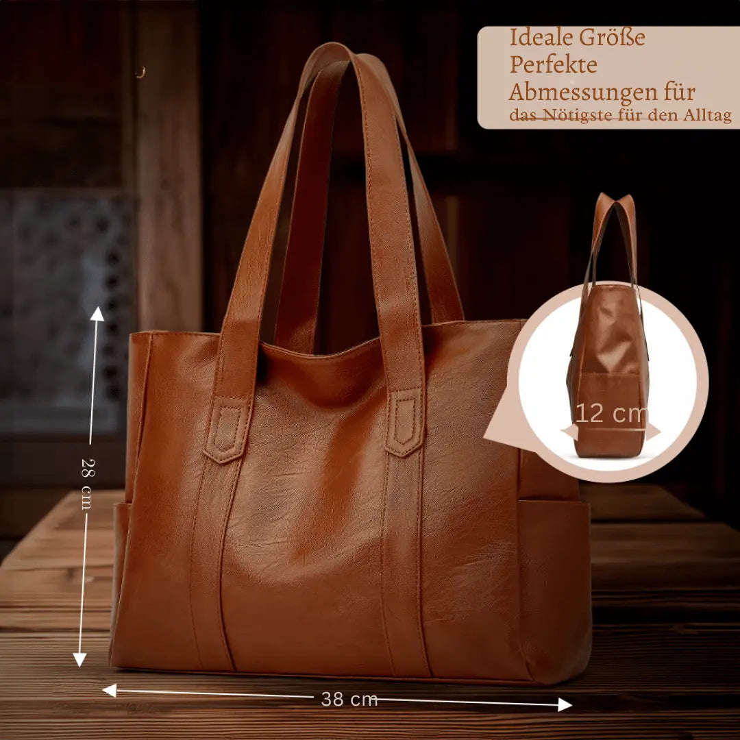 Aurora - Bolso clasico de cuero