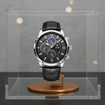 Leonardo - Reloj de cuarzo con correa de piel Luxe